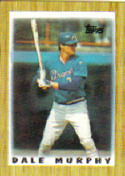 1987 Topps Mini Leaders Baseball Cards 002      Dale Murphy